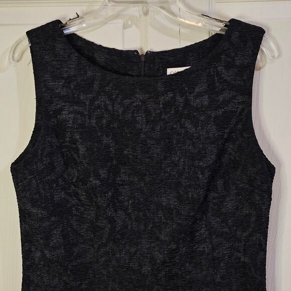 Coldwater Creek Dress Sz 10 Quiet Luxury Minimalist Parisian Chic Black Sheath - Picture 2 of 9